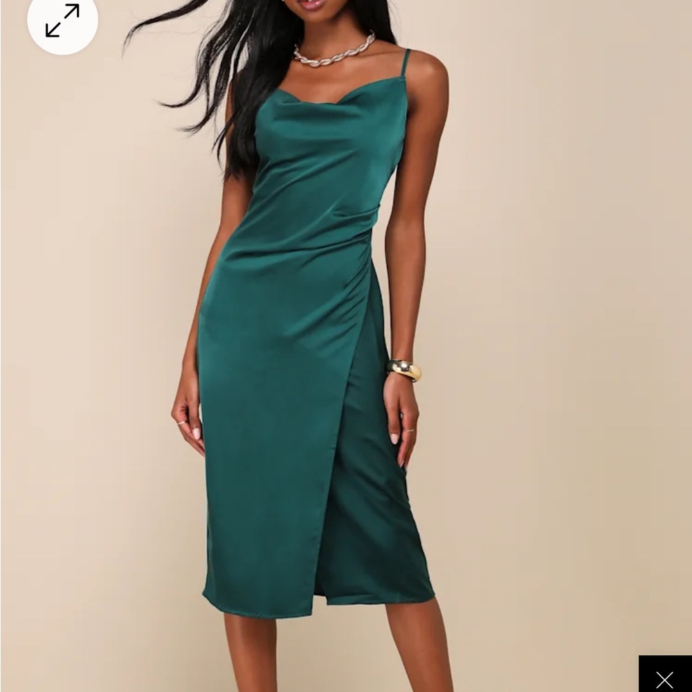 Lulus satin dress